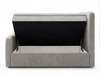 Boxspringbett mit Bettkasten 120x200 Campi Grau