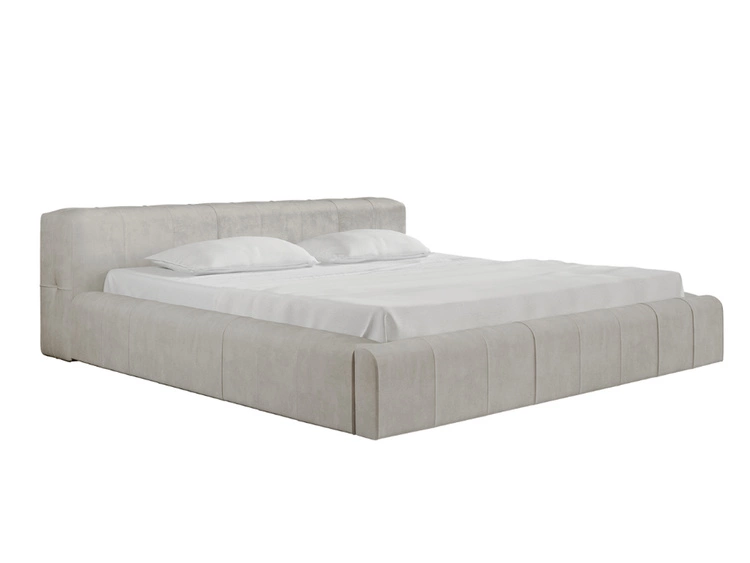 Polsterbett mit Bettkasten und Lattenrost 160x200 Lipari Beige