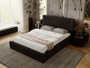 Polsterbett mit Bettkasten und Lattenrost 140x200 Malmo Braun