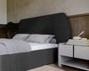 Polsterbett mit Lattenrost 160x200 Blossom - Schwarz