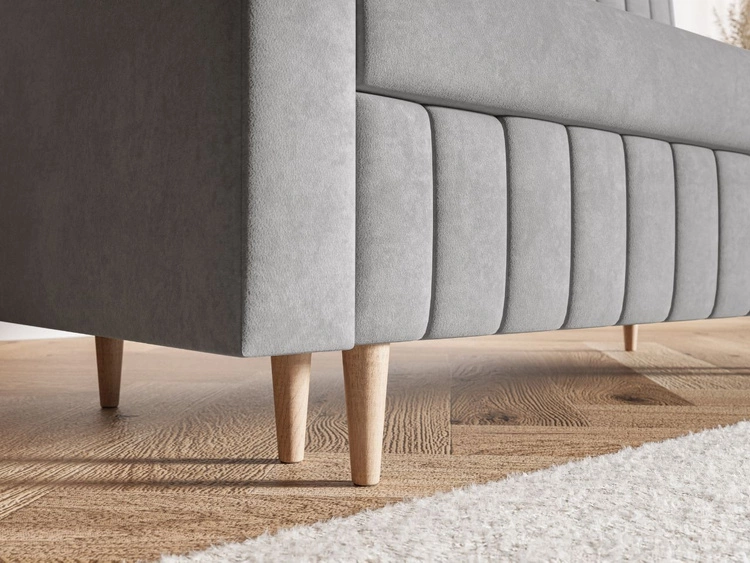 Schlafsofa mit Bettfunktion und Bettkasten Castelo Beige
