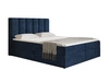 Boxspringbett mit Bettkasten 160x200 Cascada Dunkelblau