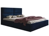 Polsterbett mit Bettkasten und Lattenrost 120x200 Marad Dunkelblau