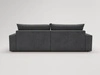 Ecksofa L-Form mit Schlaffunktion und Bettkasten Havi Rechts Graphit